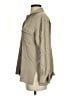 Bogari 100% Silk Tan Long Sleeve Silk Top Size S - photo 5