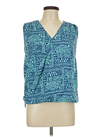 Long Elegant Legs Sleeveless Blouse (view 1)