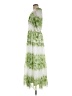 Taylor 100% Polyester Floral Multi Color Green Casual Dress Size 8 - photo 5