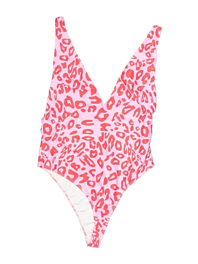 Fashion Nova One Piece Swimsuit In Pink