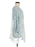 2 Chic Blue 3/4 Sleeve Blouse Size Med - Lg - photo 4