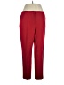 Chico's Solid Red Casual Pants Size L (estimated) - photo 1