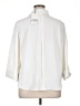 Zara Solid Ivory 3/4 Sleeve Button-Down Shirt Size XL - photo 2