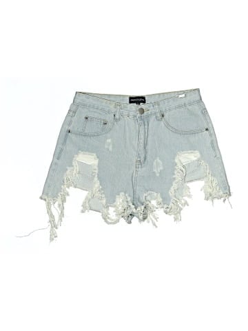 PrettyLittleThing Denim Shorts (view 1)