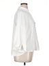 Zara Solid Ivory 3/4 Sleeve Button-Down Shirt Size XL - photo 4
