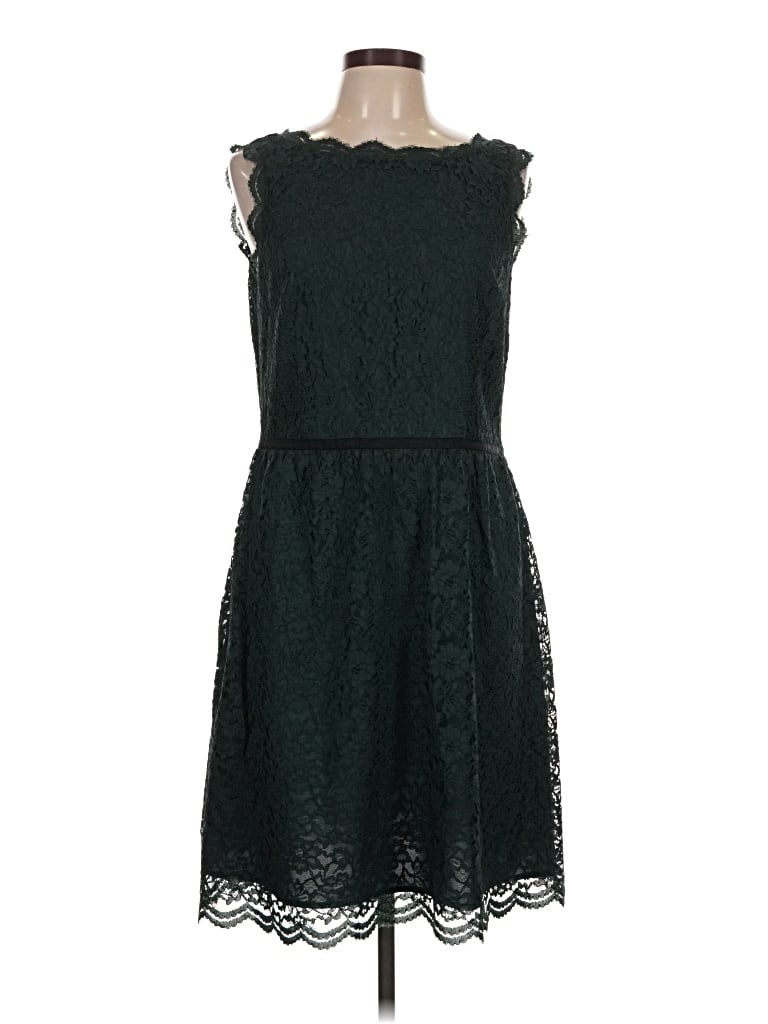 Pre-owned Ann Taylor Loft Cocktail Dress In Green