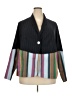 Laurie Felt Stripes Black Blazer Size 22 - photo 1