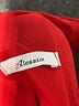 Alessia 100% Polyester Solid Red Dress Size 6 (estimated) - photo 3
