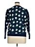 Draper James 100% Cotton Floral Blue Pullover Sweater Size XL - photo 2