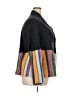 Laurie Felt Stripes Black Blazer Size 22 - photo 4