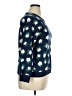 Draper James 100% Cotton Floral Blue Pullover Sweater Size XL - photo 4