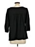 Oh! Mamma Black 3/4 Sleeve Blouse Size L - photo 2