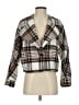 Greylin 100% Alpaca Plaid Brown Wool Blazer Size S - photo 1