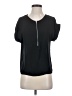 Shein Black Short Sleeve Top Size 4 - photo 1