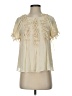 Leifsdottir 100% Silk Ivory Short Sleeve Blouse Size 2 - photo 1