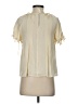 Leifsdottir 100% Silk Ivory Short Sleeve Blouse Size 2 - photo 2