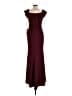 Betsy & Adam Burgundy Cocktail Dress Size 8 - photo 2