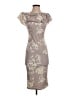Missguided Gray Cocktail Dress Size 2 - photo 1