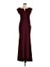 Betsy & Adam Burgundy Cocktail Dress Size 8 - photo 1