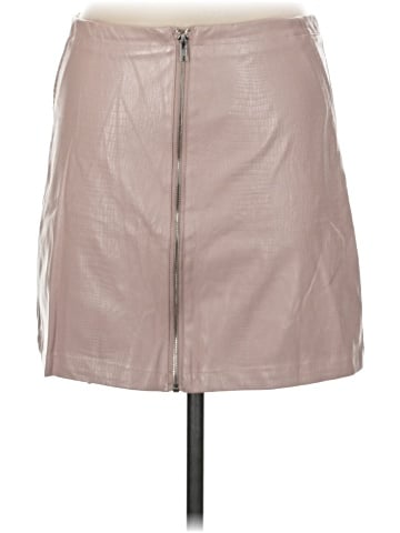 Shinestar Faux Leather Skirt (view 1)