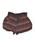 Wet Seal 100% Rayon Print Red Shorts Size S - photo 1