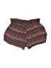 Wet Seal 100% Rayon Print Red Shorts Size S - photo 2