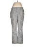 J.Crew 100% Cotton Stripes Silver Dress Pants Size 8 - photo 1