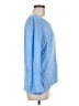 Chico's 100% Viscose Blue Long Sleeve Blouse Size Med (1) - photo 4
