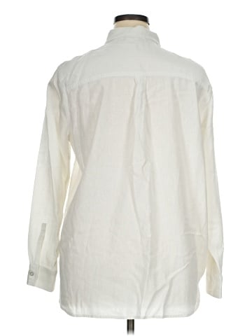 Three Dots Long Sleeve Button-Down Shirt (view 2)