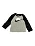 Nike 100% Polyester Gray 3/4 Sleeve T-Shirt 9-12 MO / 12 MO - photo 1
