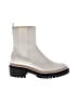 Open Edit Gray White Ankle Boots Size 7 1/2 - photo 1
