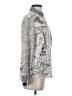 Me369 100% Viscose Animal Print Silver Long Sleeve Blouse Size XS - photo 4