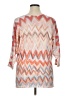 Nally & Millie Chevron-herringbone Orange Cardigan Size XL - photo 2