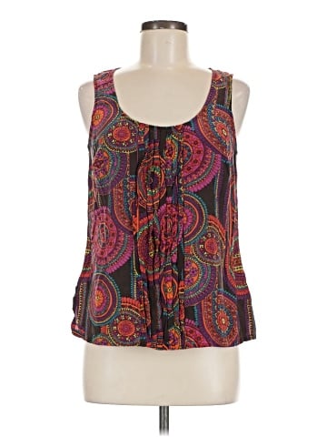 Trina Turk Sleeveless Silk Top (view 1)