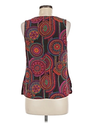 Trina Turk Sleeveless Silk Top (view 2)