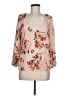 Joie 100% Silk Tan 3/4 Sleeve Silk Top Size M - photo 1