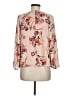 Joie 100% Silk Tan 3/4 Sleeve Silk Top Size M - photo 2