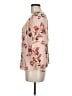 Joie 100% Silk Tan 3/4 Sleeve Silk Top Size M - photo 5