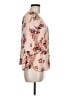 Joie 100% Silk Tan 3/4 Sleeve Silk Top Size M - photo 4