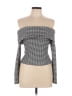 Toccin Checkered-gingham Black Cardigan Size 2 - photo 1