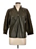 Melissa Nepton Brown 3/4 Sleeve Button-Down Shirt Size L - photo 1