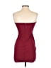 Shein Solid Burgundy Cocktail Dress Size S - photo 2