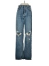 AGOLDE 100% Organic Cotton Hearts Blue Jeans Size 25 waist - photo 1