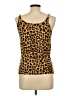 August Silk Gold Sleeveless Top Size L - photo 2