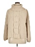 Seven7 100% Polyester Tan Turtleneck Sweater Size XL - photo 1