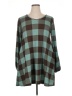 Acting Pro Checkered-gingham Teal Pullover Sweater Size XL - photo 1