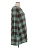 Acting Pro Checkered-gingham Teal Pullover Sweater Size XL - photo 4