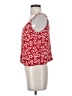 Madewell 100% Viscose Red Button-Down Cami in Full Bloom Size 4 - photo 5