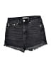 Just USA Hearts Black Denim Shorts Size S - photo 1