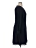 Ann Taylor 100% Polyester Chevron-herringbone Blue Casual Dress Size 14 - photo 4